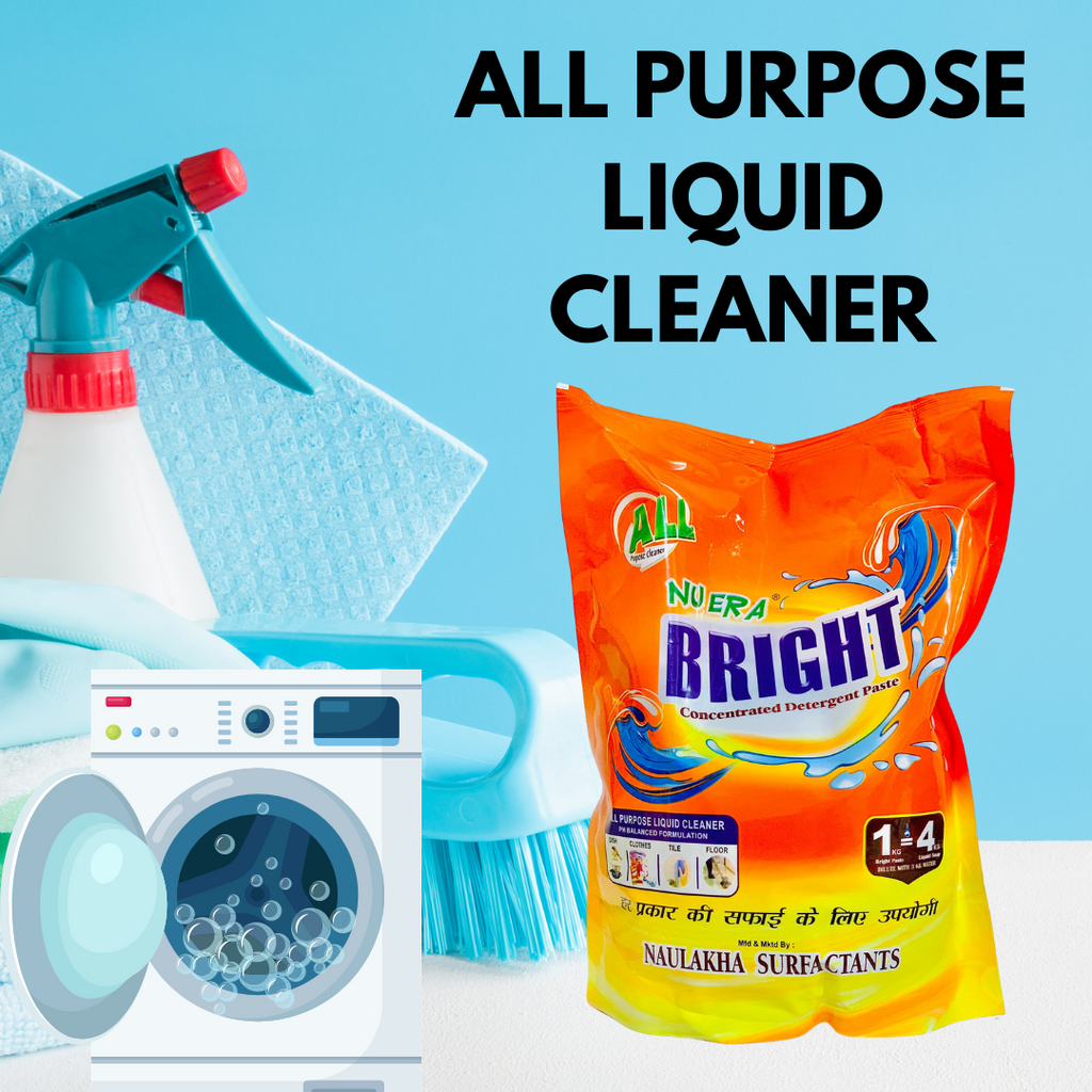 NUERA Bright Concentrated Liquid Detergent | Multipurpose | 1kg